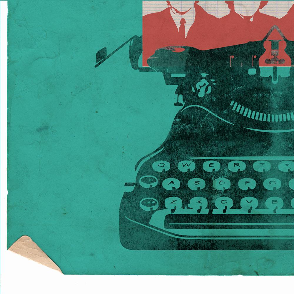 Paperback Writer - A3 Framed Print