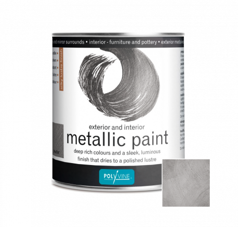 500ml Metallic Paint - Pewter