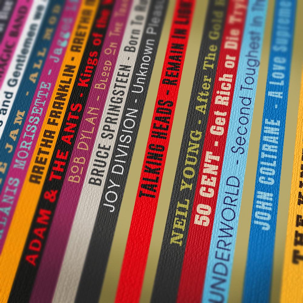 Record Collection - A2 Music Poster Print