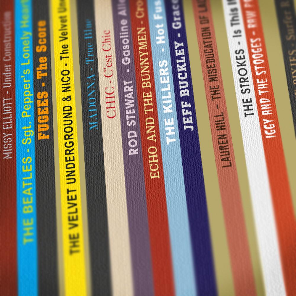 Record Collection - A2 Music Poster Print