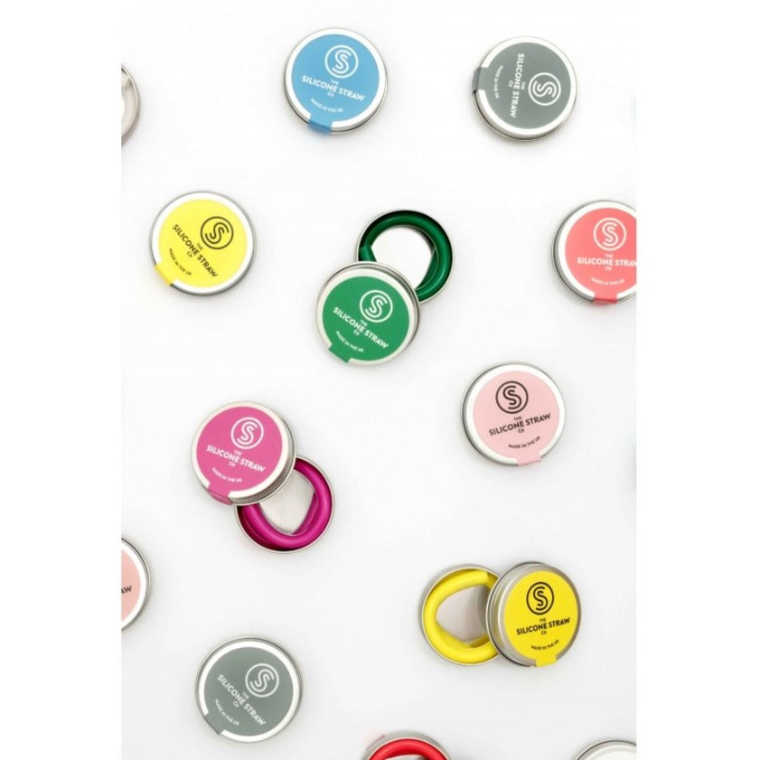 Silicone Straw in a Tin