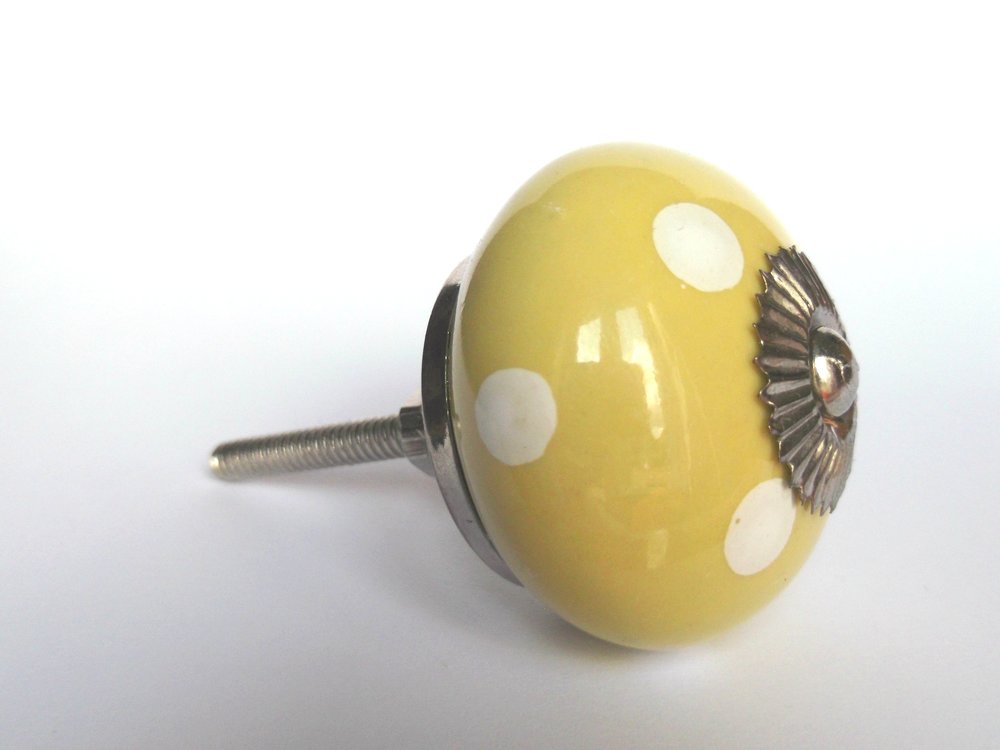 Polka Yellow Knob