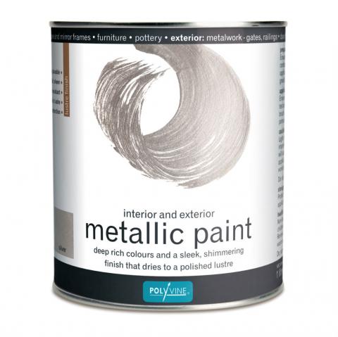 500ml Metallic Paint - Silver