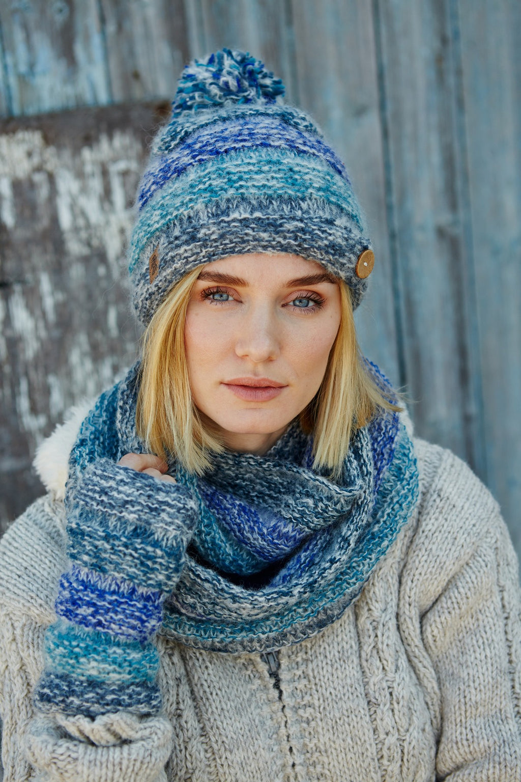 Sierra Nevada Bobble Hat - Blue