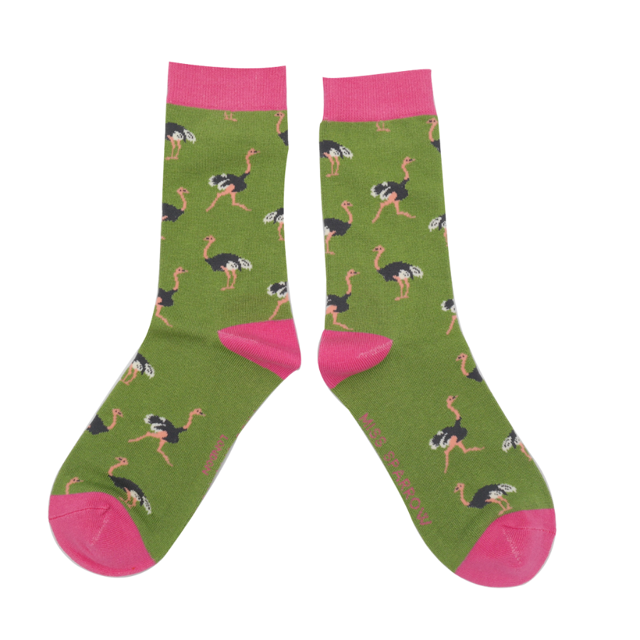 Ladies Bamboo Socks  - Ostrich