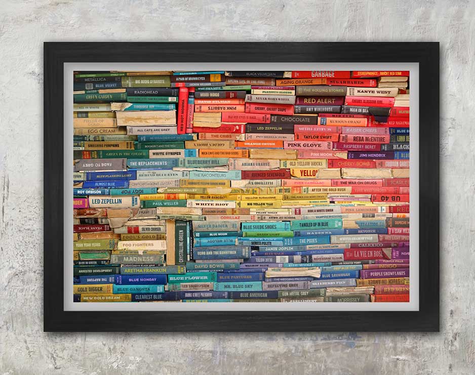 Song Colours - A2 Music Poster Print