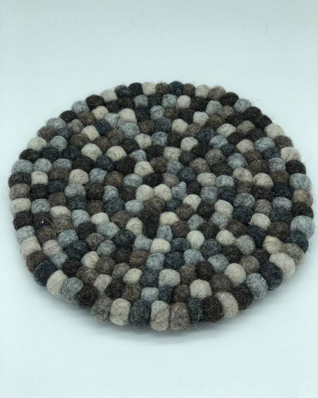 Felted Wool Place Mat - Small Ball