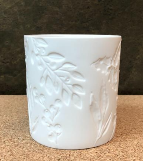 Porcelain Tealight Holder - Berries