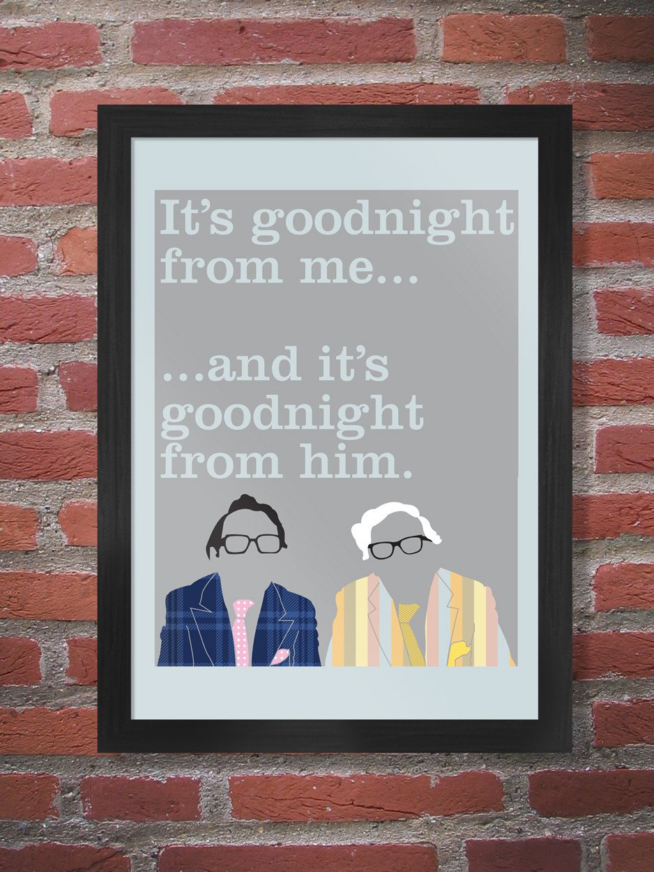 The Two Ronnies - A3 Poster Print