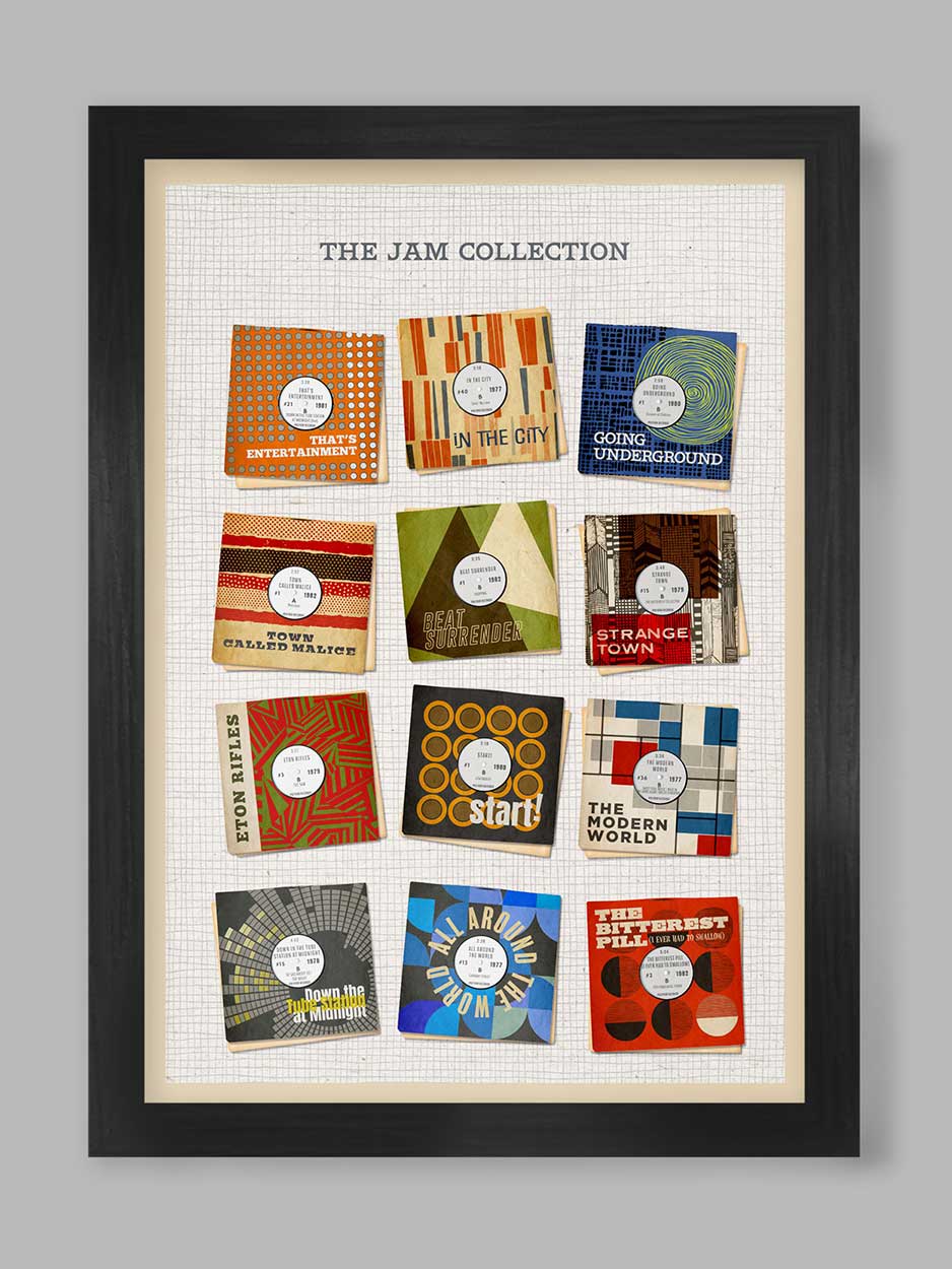 Jam Collection A2 - Framed Print