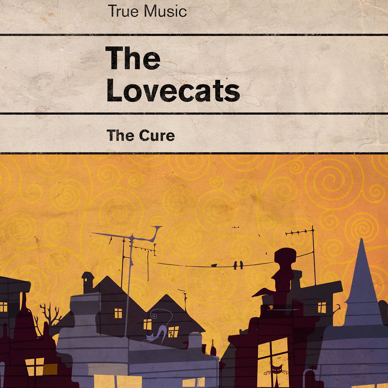 The Lovecats - The Cure - Music Poster Print – No 96 Home and Gifts
