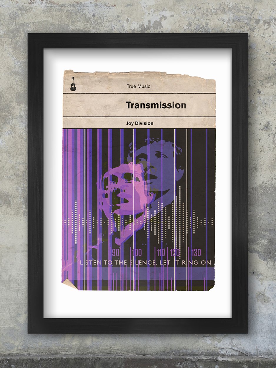 Transmission Book Jacket - A3 Framed Print