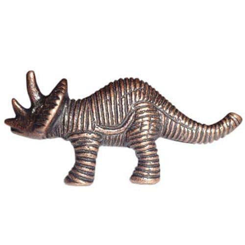 Antique Triceratops Knob