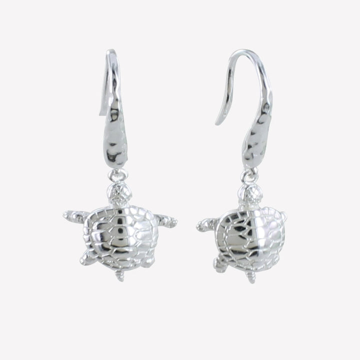 Turtle Sterling Silver Earrings