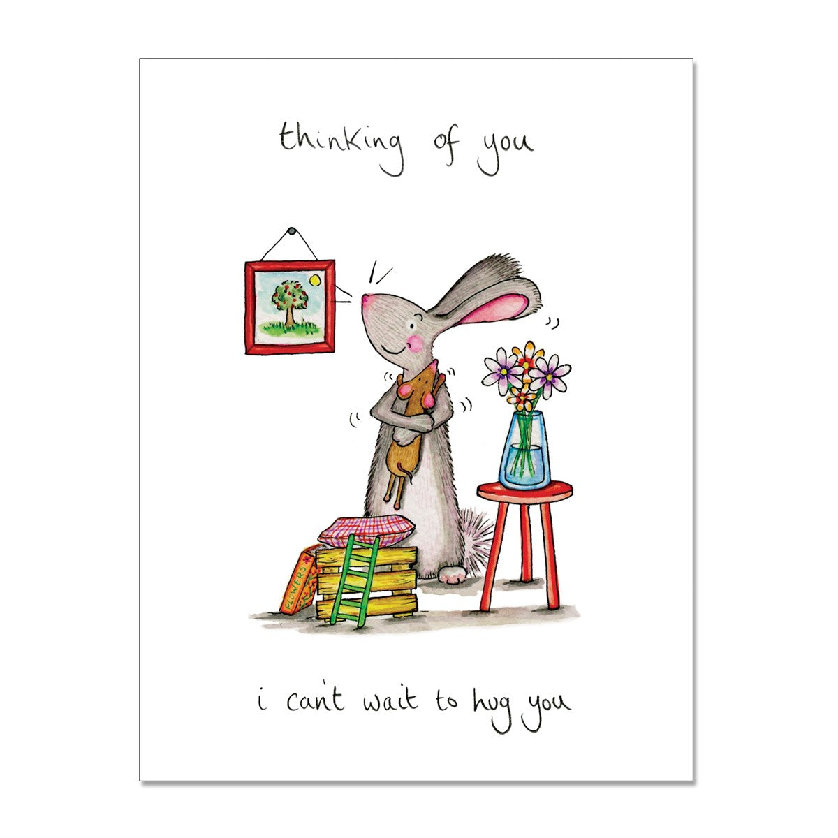 Can't Wait To Hug You Greetings Card